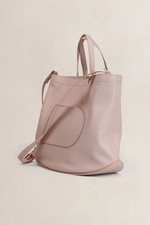 Delvaux Soft Pink Pin Cabas Crossbody Bag