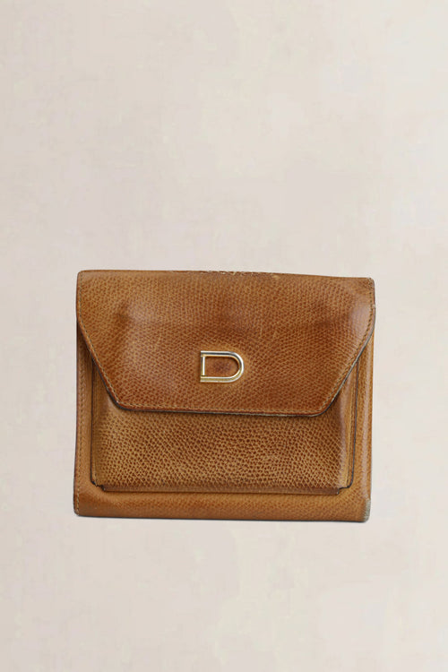 Delvaux Camel Wallet