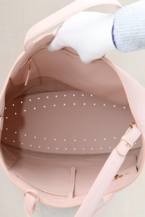 Delvaux Soft Pink Pin Cabas Crossbody Bag