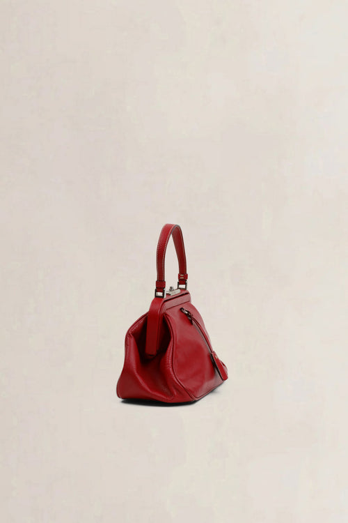 Pair of Prada Red Doctors Top Handle Bag