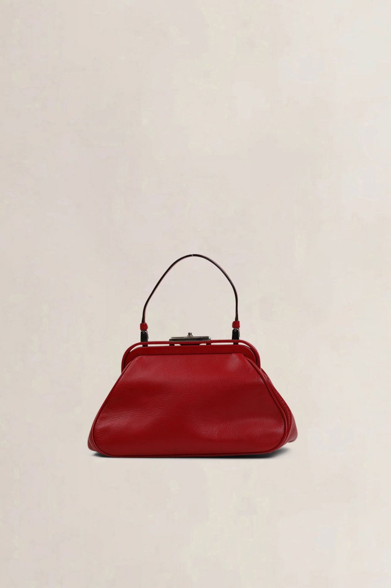 Pair of Prada Red Doctors Top Handle Bag