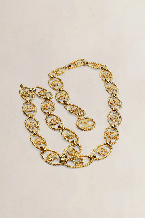 Chanel CC gold-plated chain belt