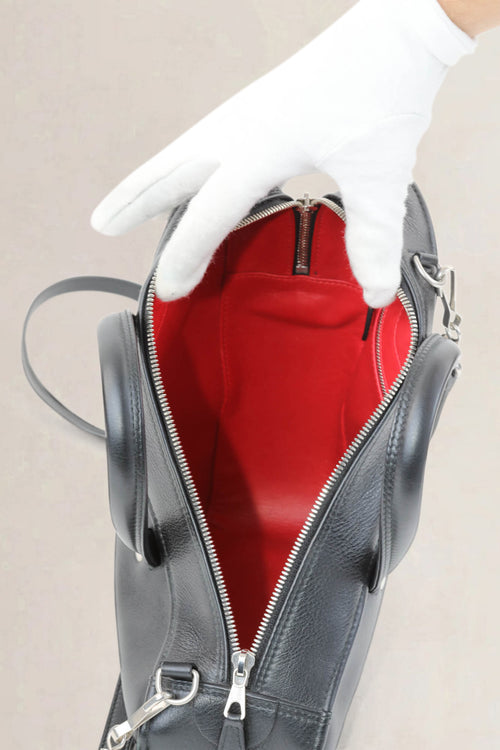 Balenciaga Black Duffle Triangle Crossbody Bag