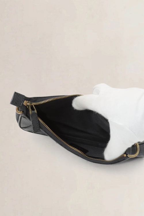 Gucci Black GG Canvas Nailhead Shoulder Bag