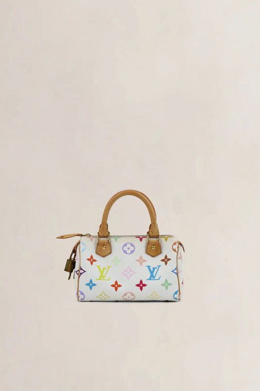 Louis Vuitton x Takashi Murakami Nano Speedy Top Handle Bag