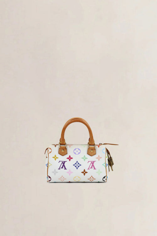 Louis Vuitton x Takashi Murakami Nano Speedy Top Handle Bag
