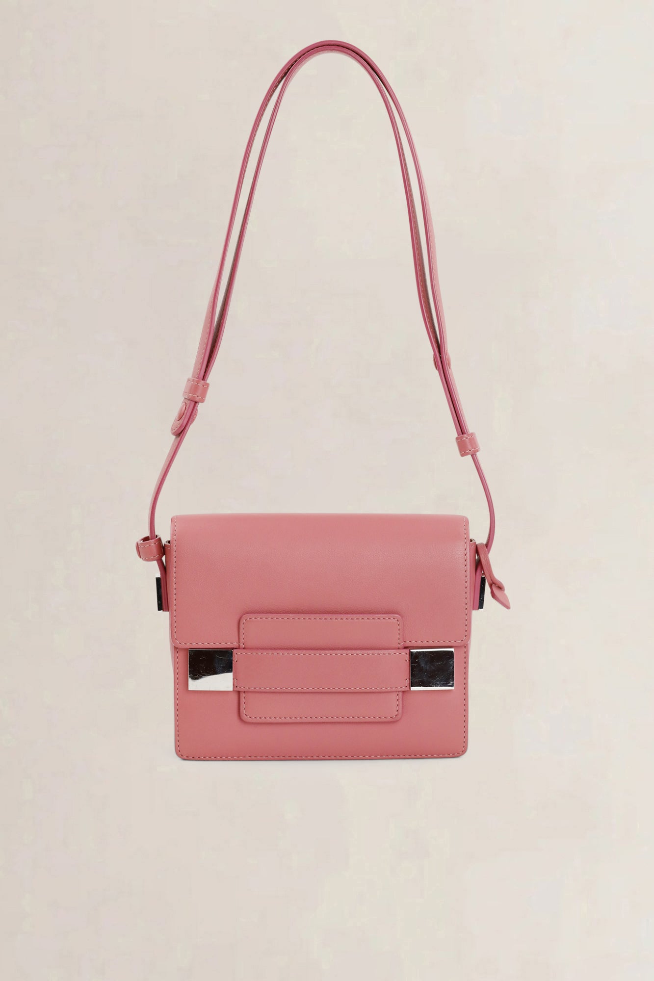 Delvaux Rose Madame Mini Crossbody Bag