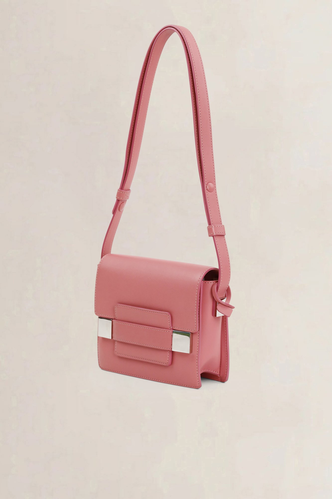 Delvaux Rose Madame Mini Crossbody Bag