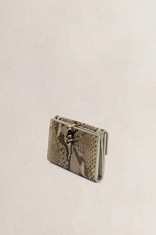 Gucci Python Continental Tiger Head Wallet