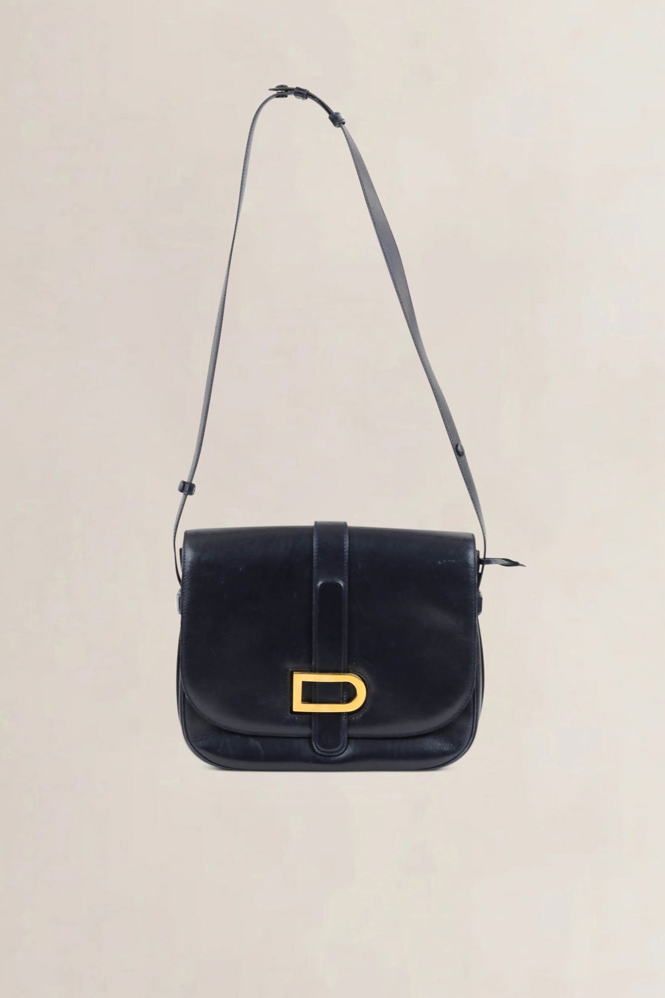 Delvaux Vintage Blue Shoulder Bag