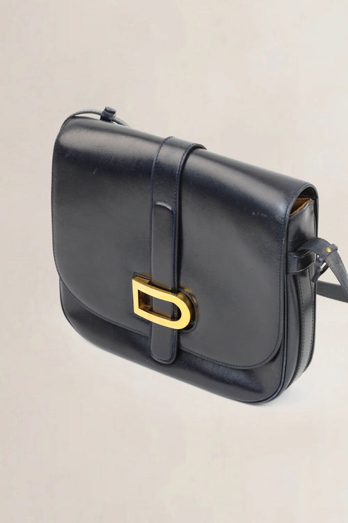 Delvaux Vintage Blue Shoulder Bag