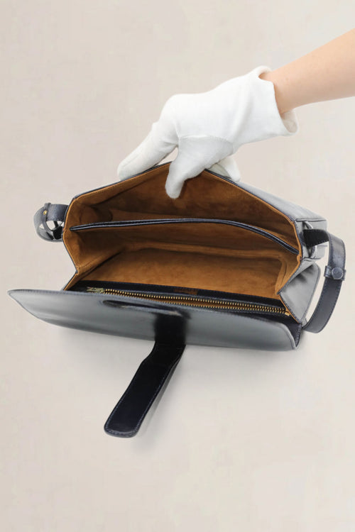 Delvaux Vintage Blue Shoulder Bag