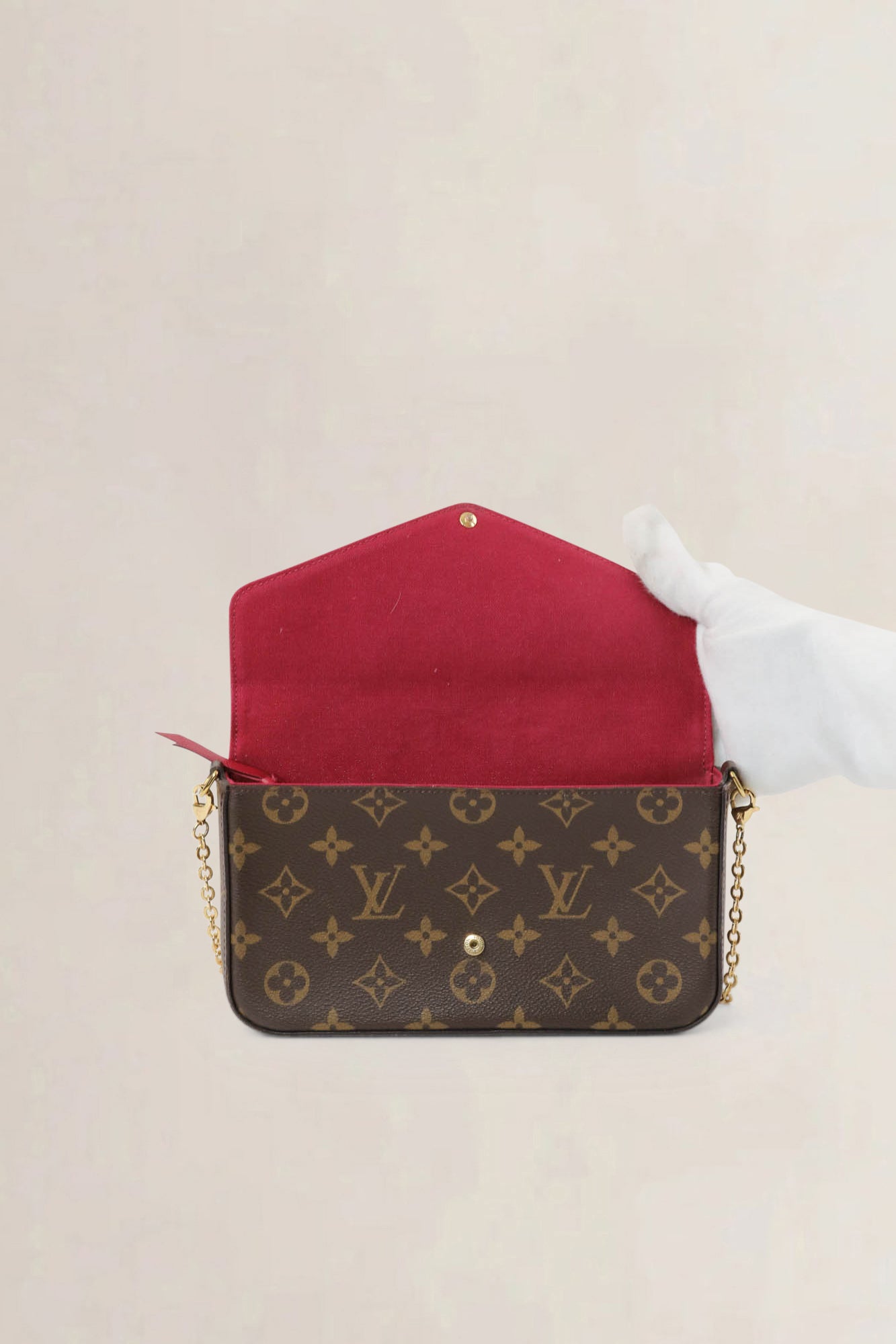 Louis Vuitton Monogram Félicie Crossbody Bag