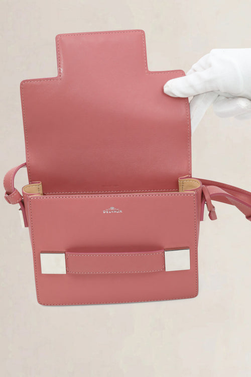 Delvaux Rose Madame Mini Crossbody Bag