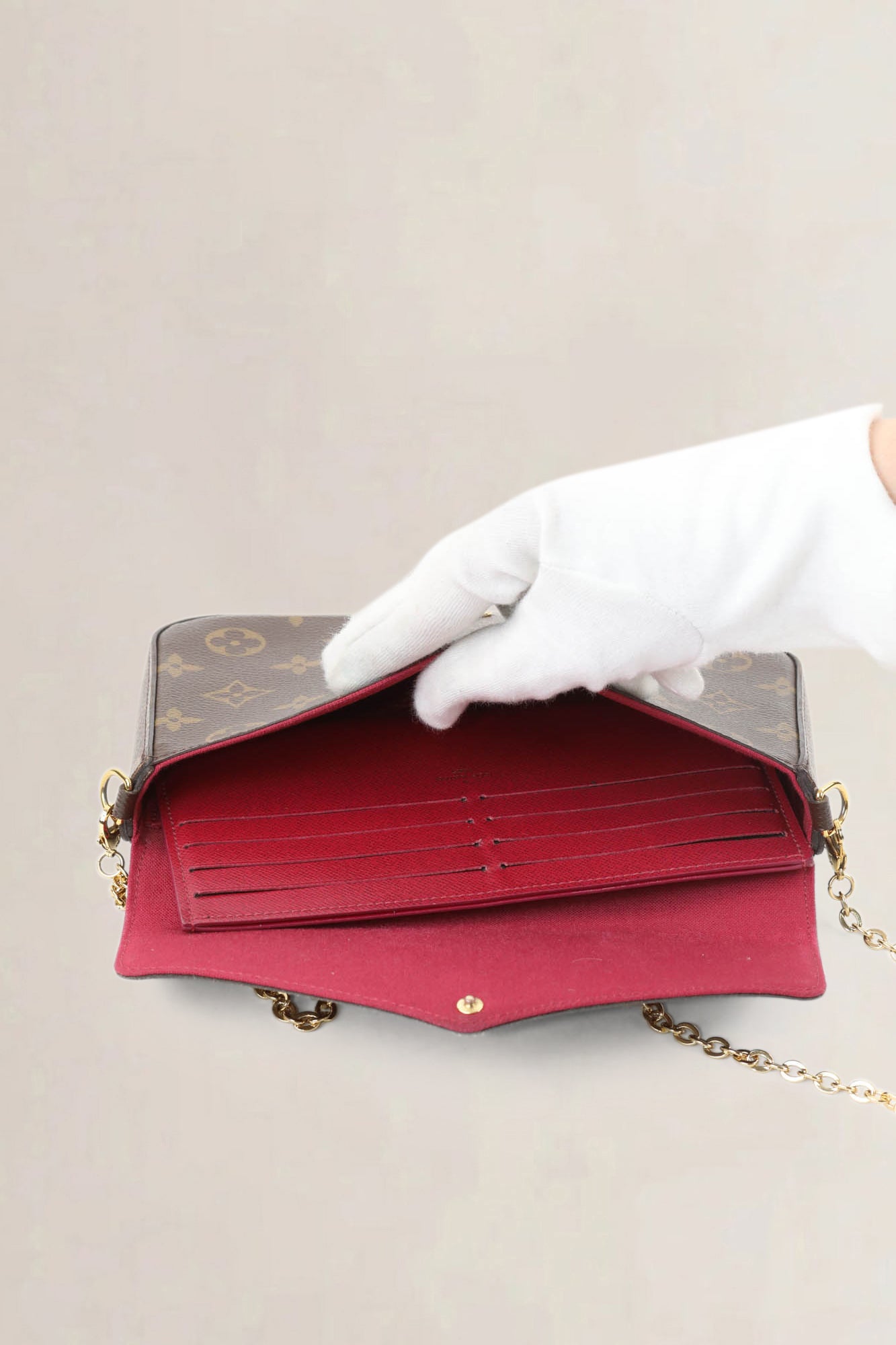 Louis Vuitton Monogram Félicie Crossbody Bag