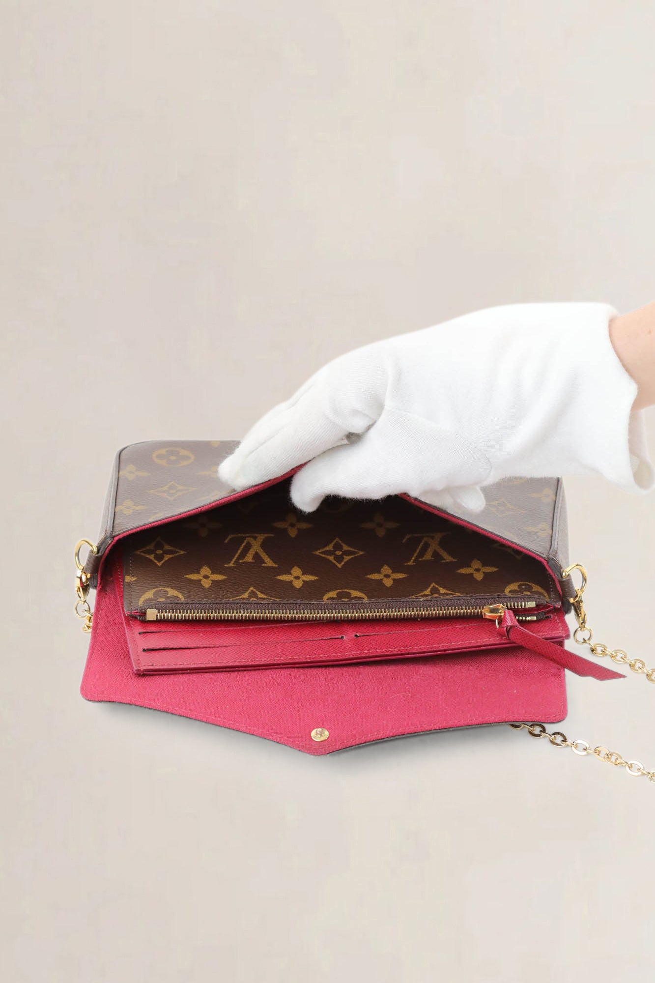 Louis Vuitton Monogram Félicie Crossbody Bag