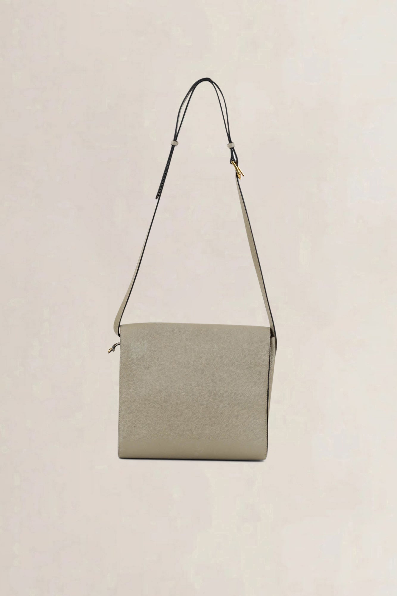 Delvaux Creme Turnlock Crossbody Bag
