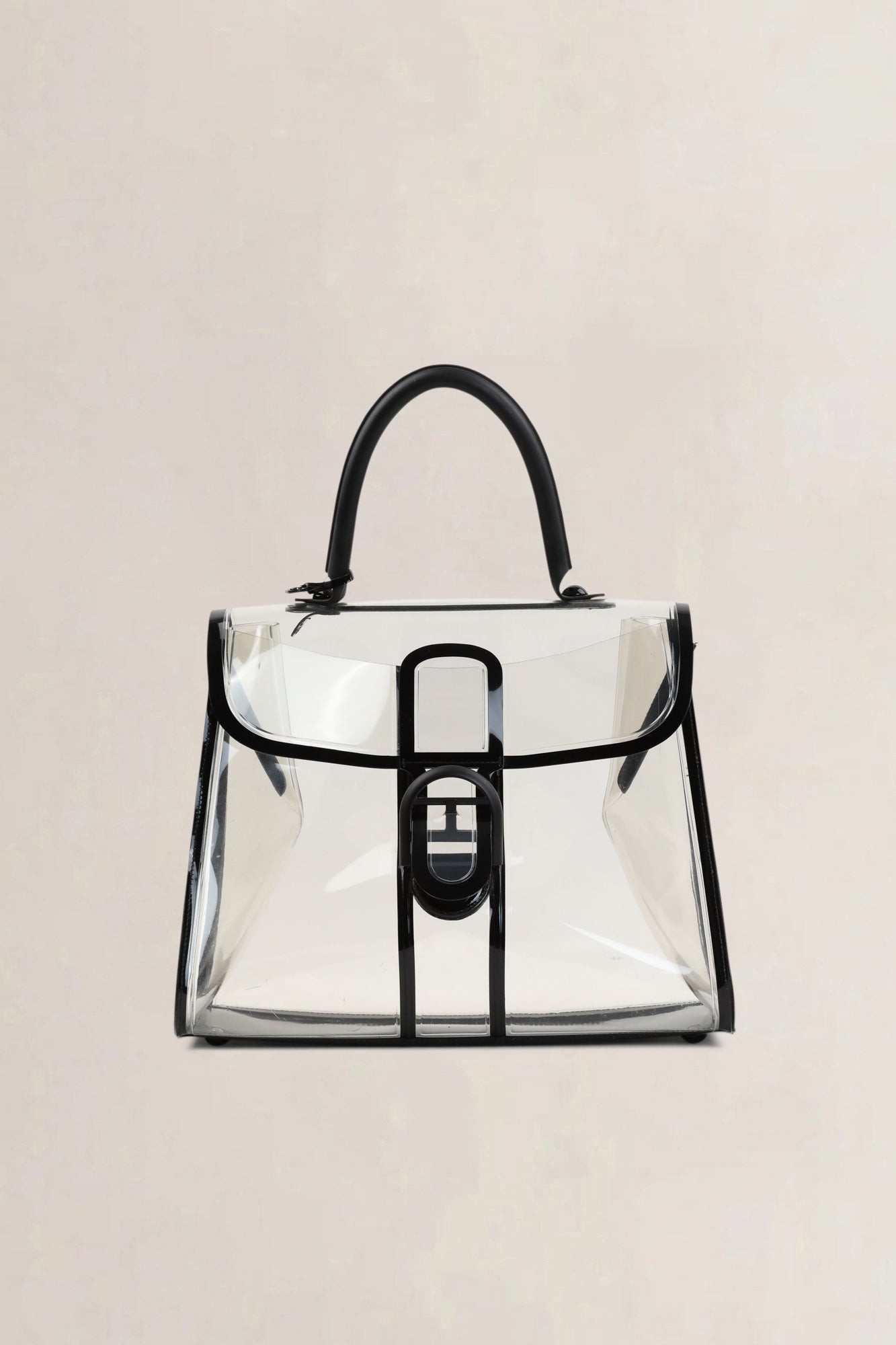 Delvaux Brillant  Transparant X-Ray Vinyl Limited Edition Top Handle Bag