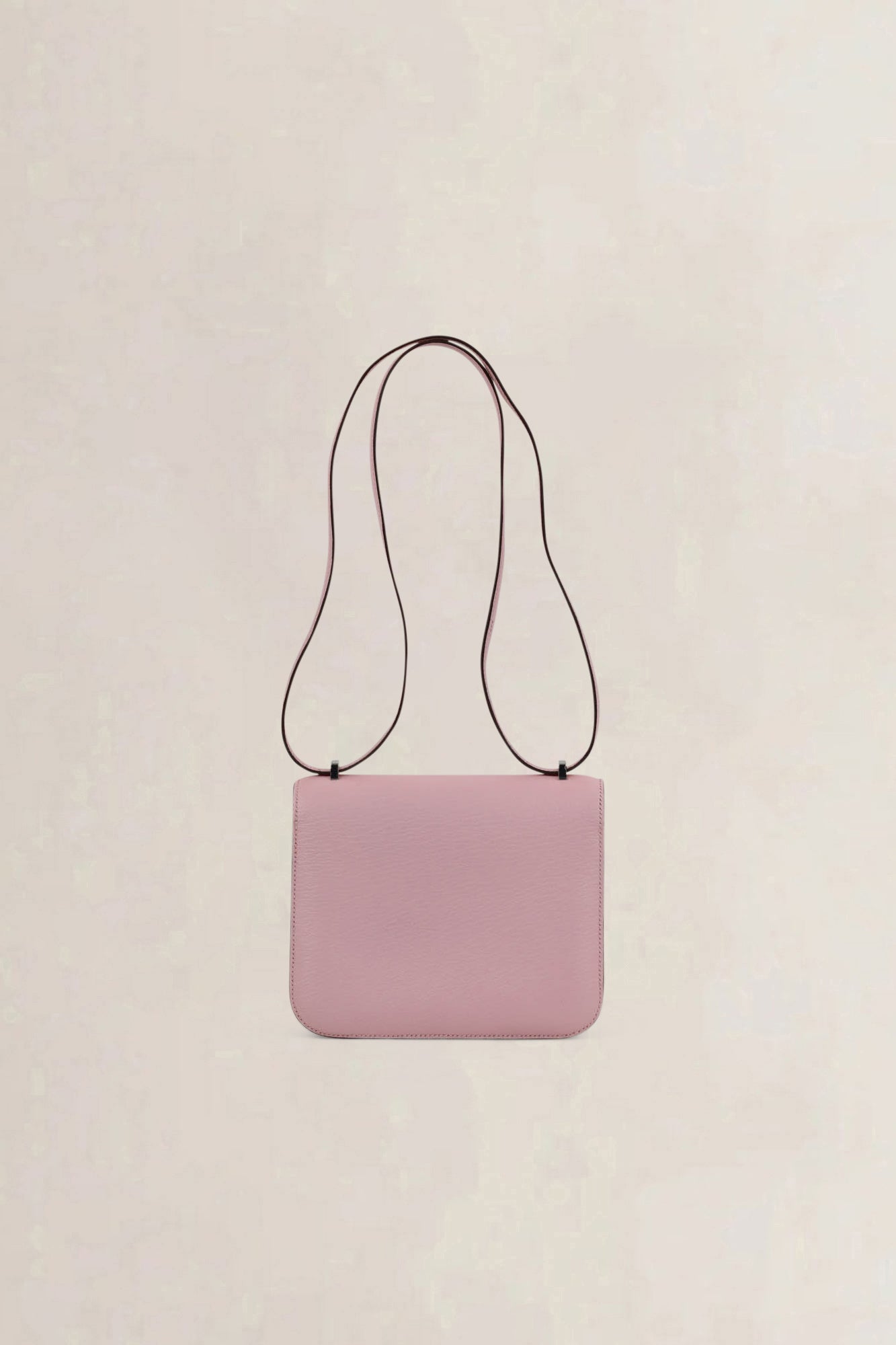 Hermès Constance Mini Chèvre Rose Sakura Crossbody Bag