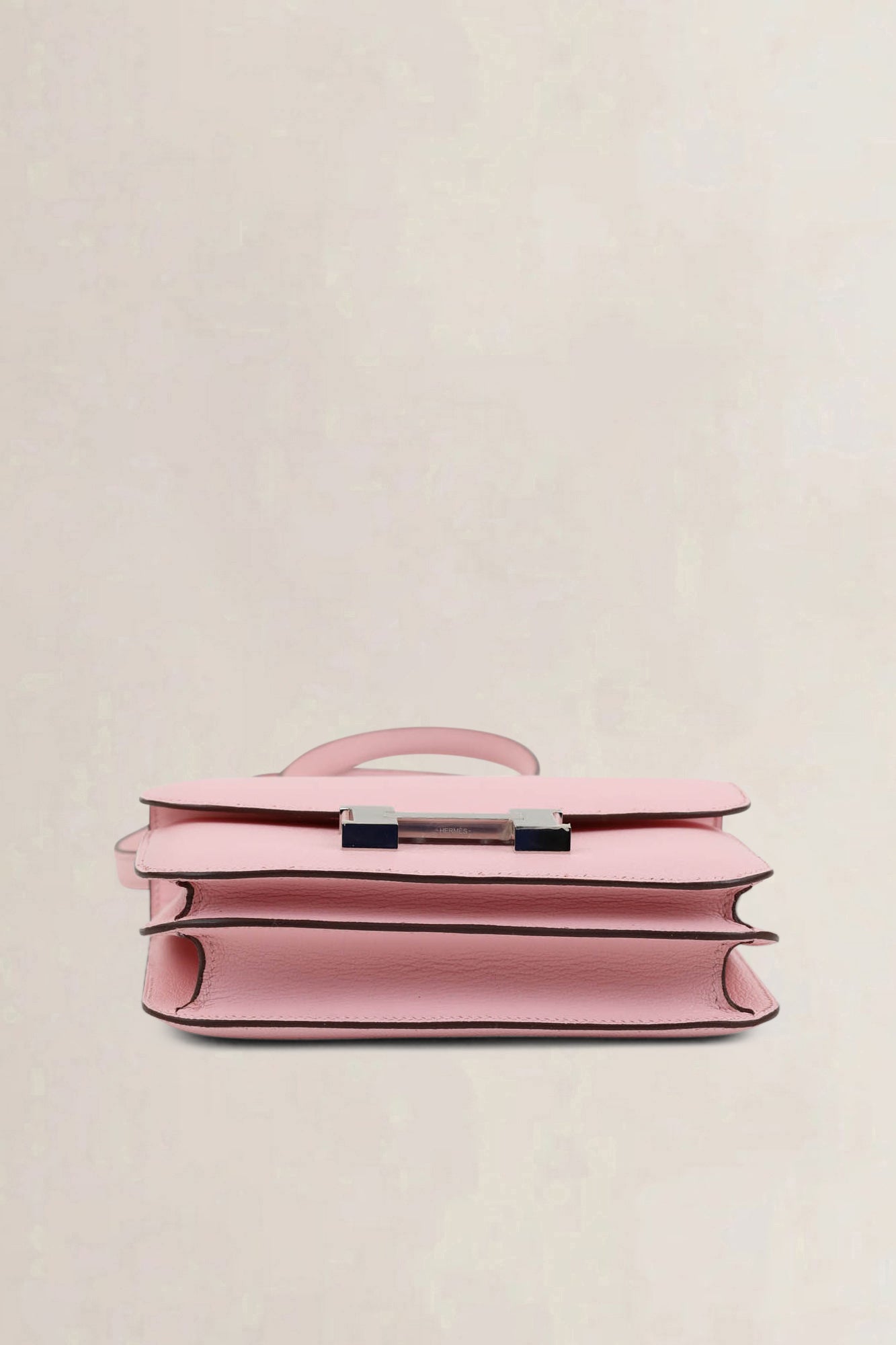 Hermès Constance Mini Chèvre Rose Sakura Crossbody Bag