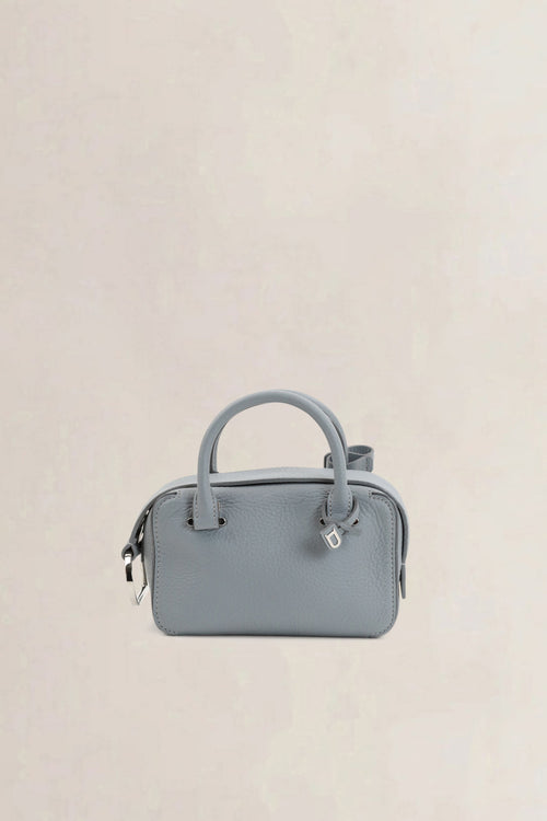 Delvaux Grey/Blue Coolbox Nano Crossbody Bag