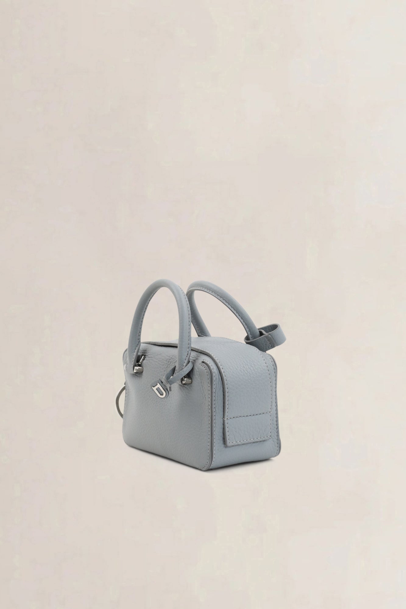 Delvaux Grey/Blue Coolbox Nano Crossbody Bag