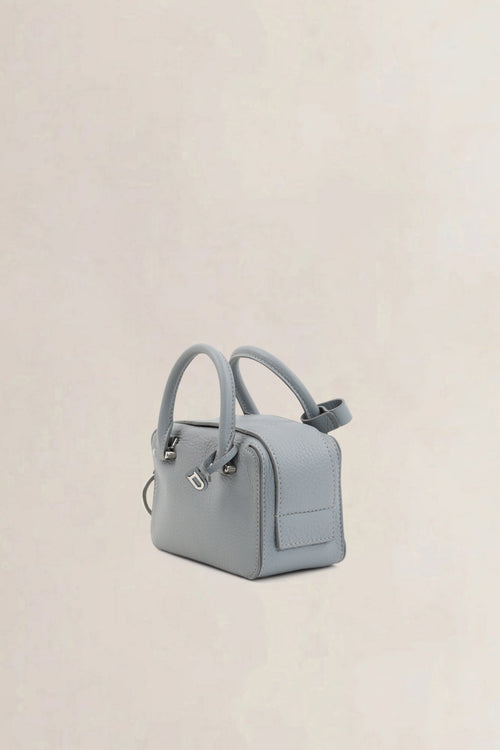 Delvaux Grey/Blue Coolbox Nano Crossbody Bag