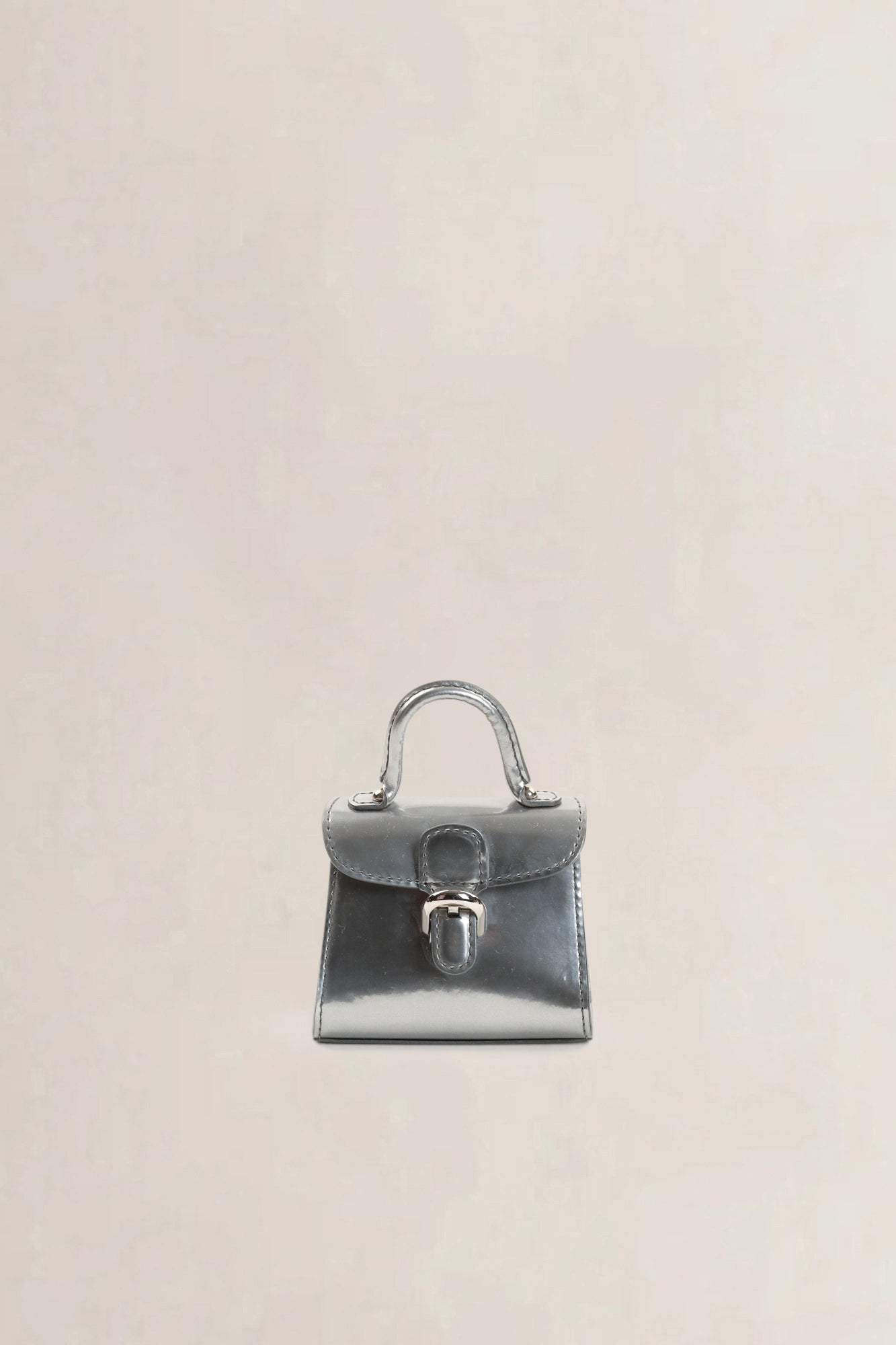 Delvaux Brillant Zilveren Charm Crossbody Tas