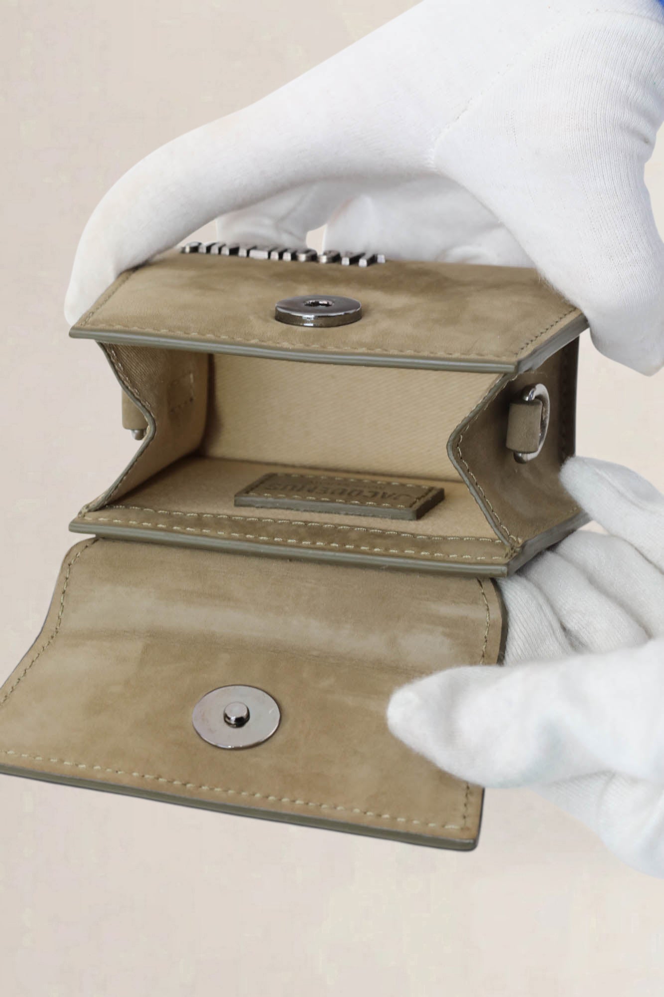 Jacquemus Chiquito Nubuck Nano Crossbody Bag