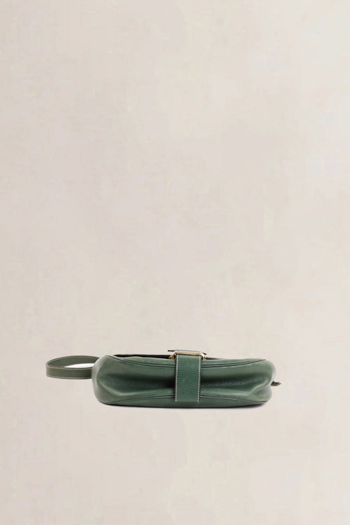 Delvaux Green Leather Crossbody Bag