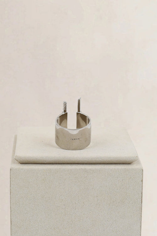 Givenchy U-Lock Silver-tone Ring