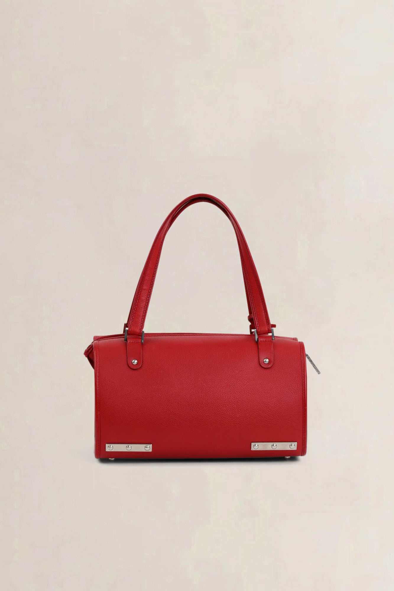 Delvaux Red Astrid PM Top Handle Bag