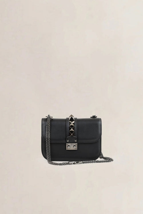 Valentino Garavani Black Rockstud Crossbody Bag