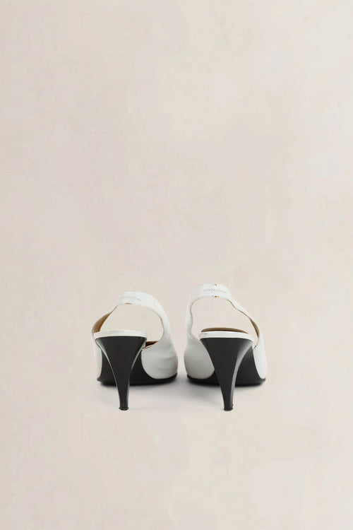 Sergio Rossi Black/White Heels