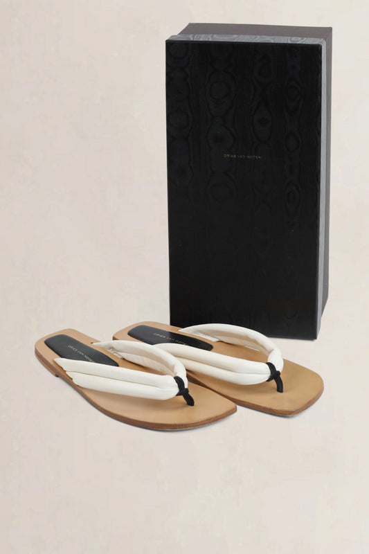 Dries Van Noten White Sandals
