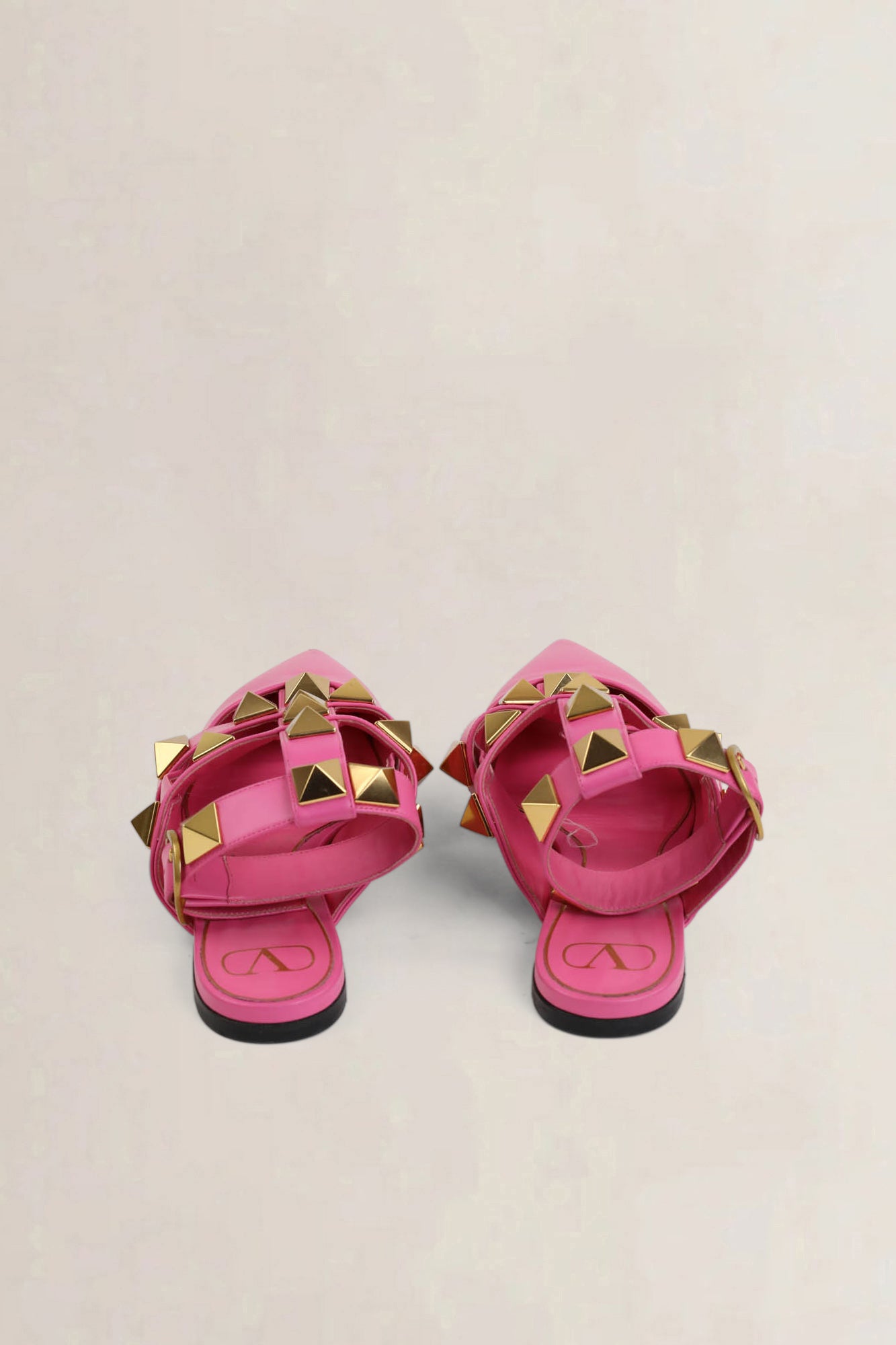 Valentino Garavani Pink Rockstud Sandals