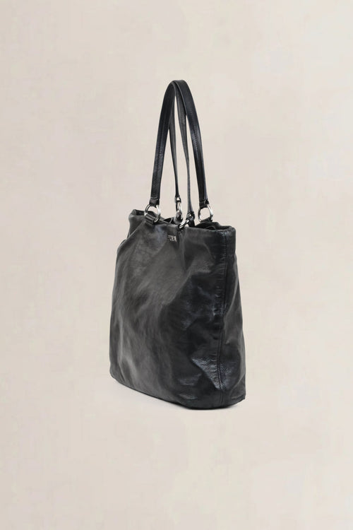 Prada Black Leather Shoulder Bag