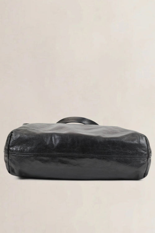 Prada Black Leather Shoulder Bag