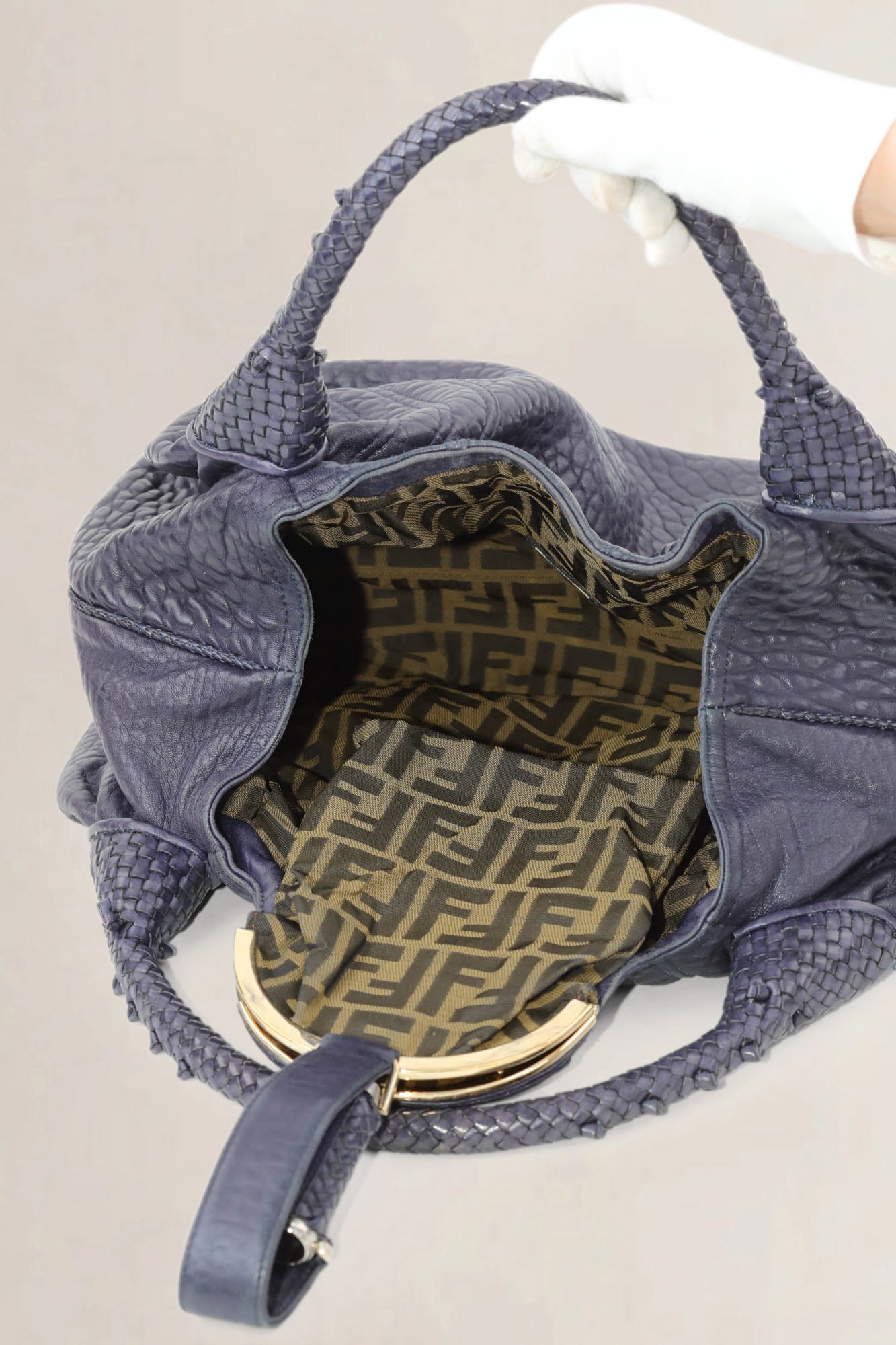 Fendi Purple Spy Shoulder Bag