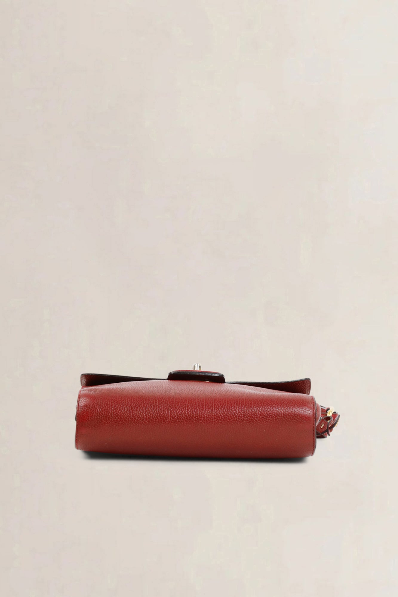 Delvaux Red Turnlock Crossbody Bag