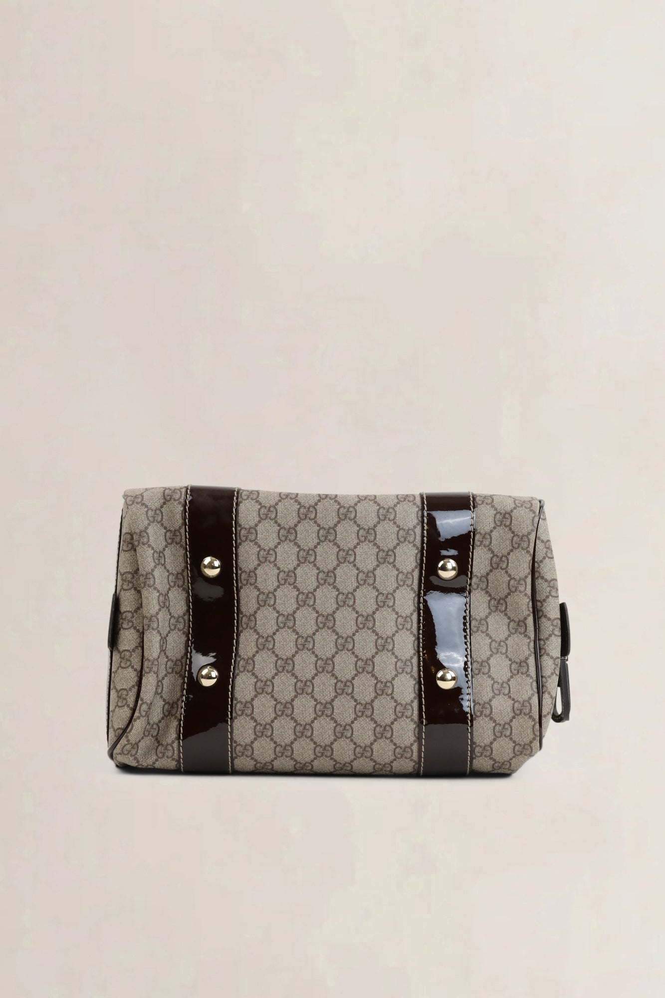 Sac à main Boston Vanity marron avec monogramme GG de Gucci