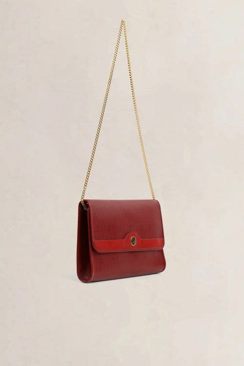 Christian Dior Red Vintage Shoulder Bag