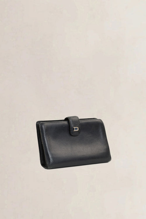 Delvaux Black Leather Wallet