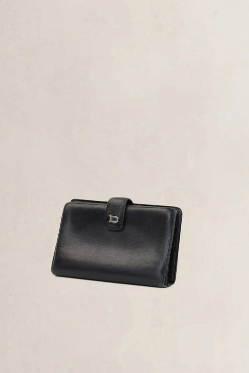 Delvaux Black Leather Wallet