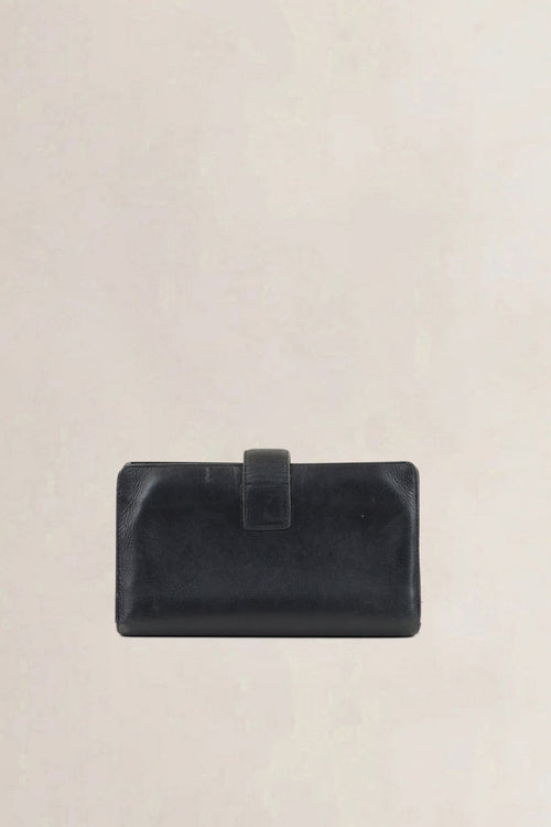 Delvaux Black Leather Wallet
