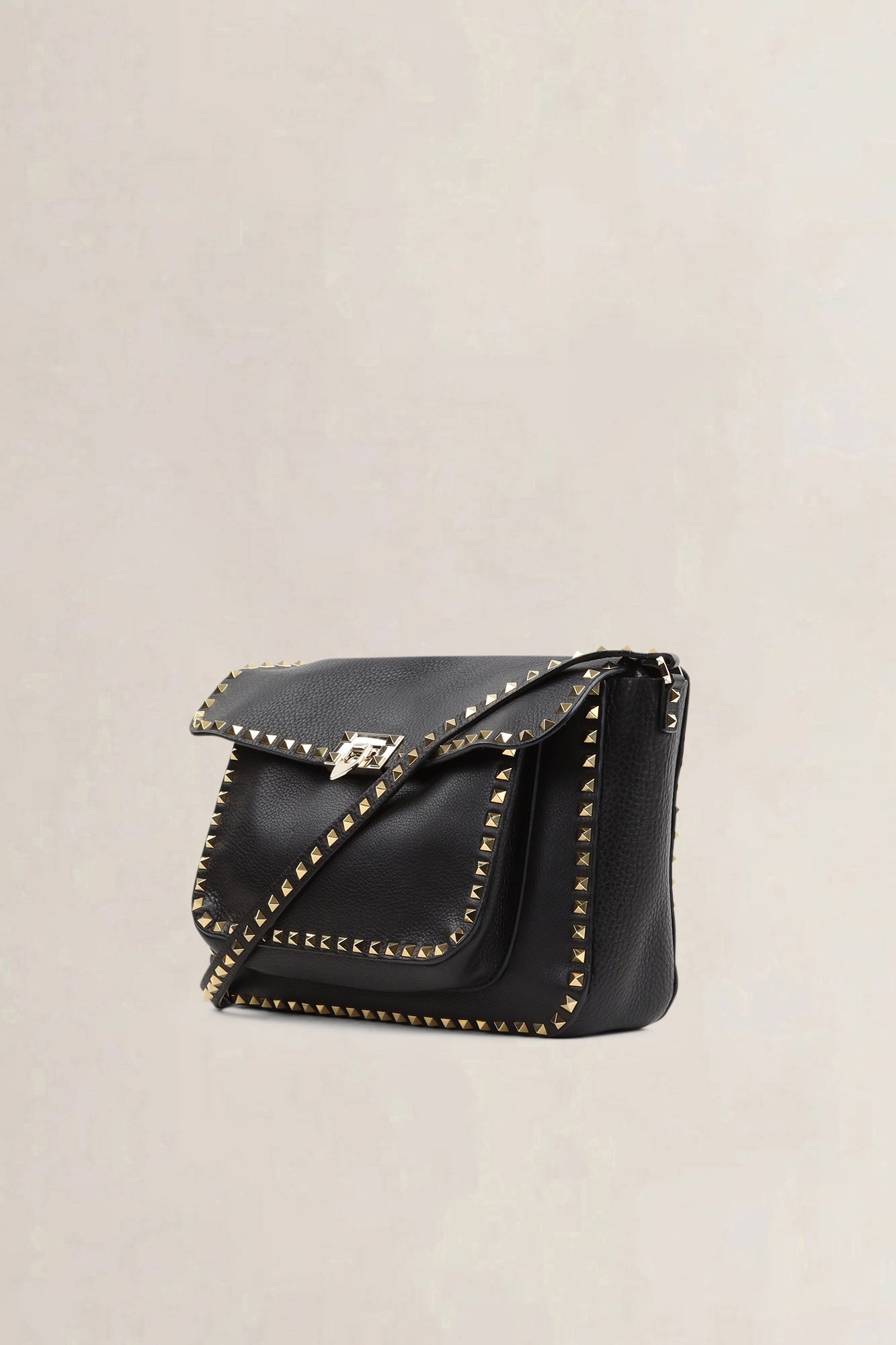 Valentino Black Rockstud Crossody Bag