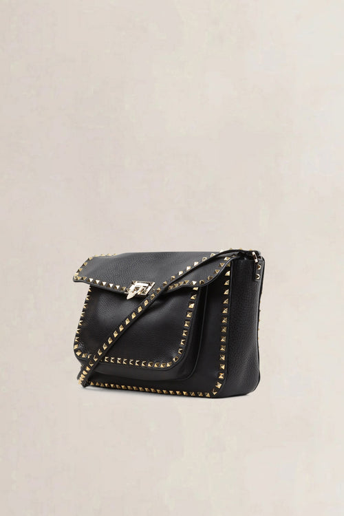 Valentino Black Rockstud Crossody Bag