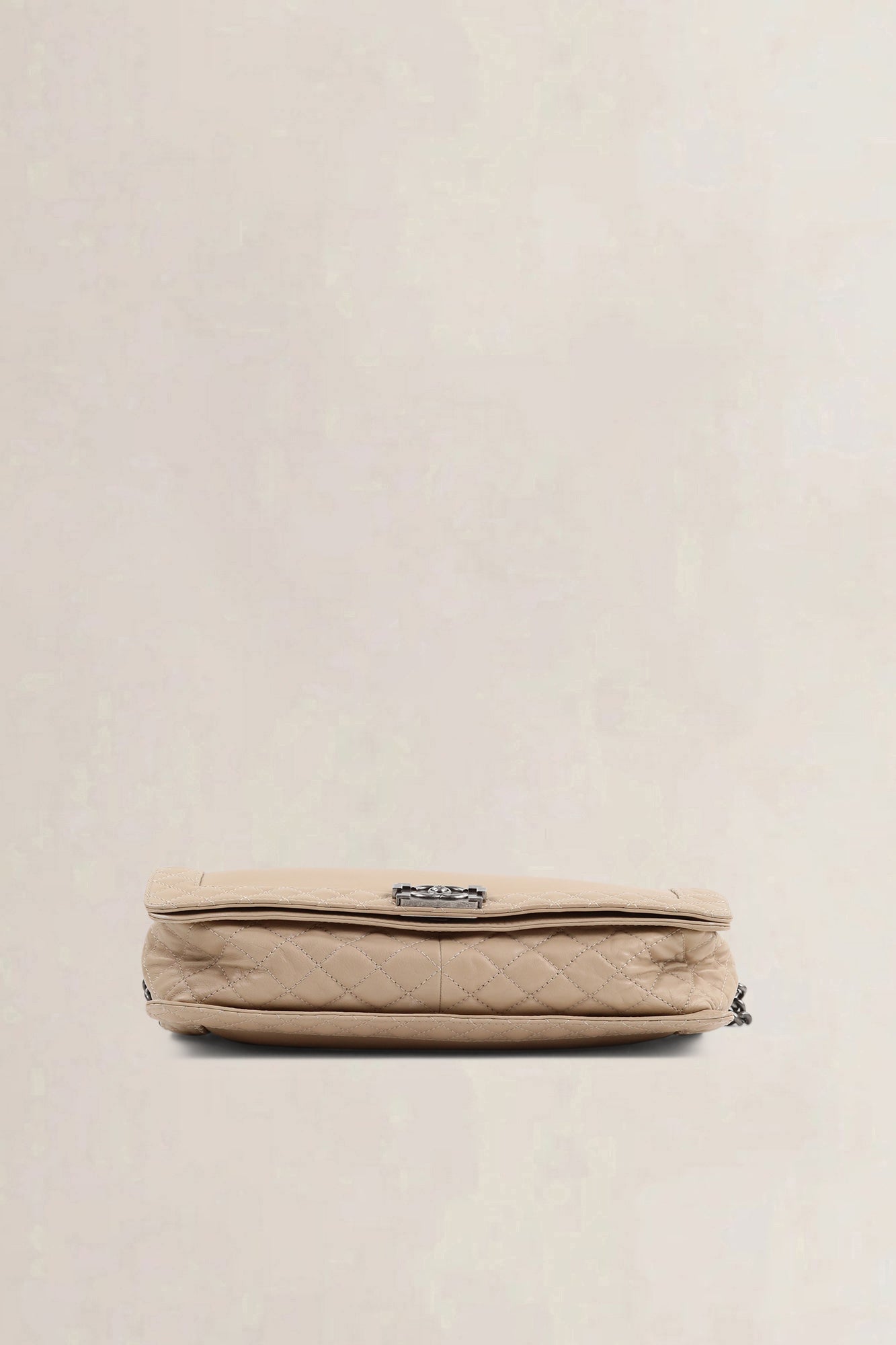 Chanel Beige Reverso Calfskin Flap Bag