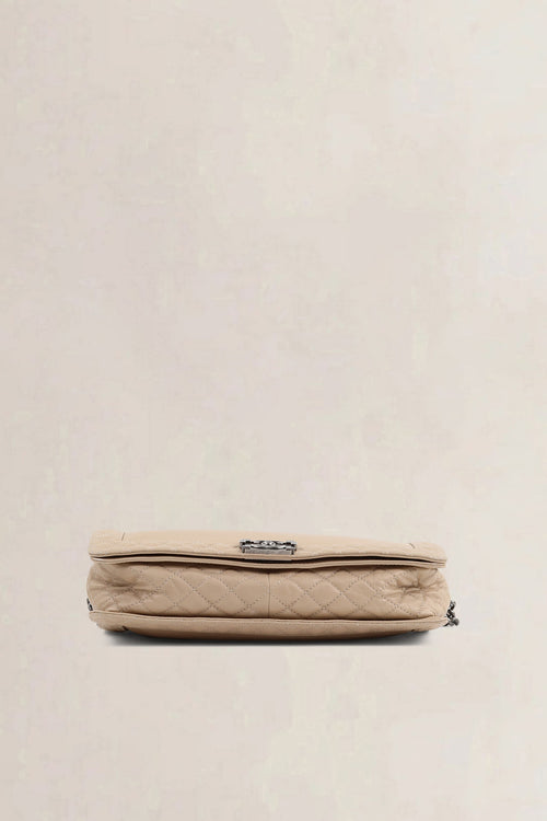 Chanel Beige Reverso Calfskin Flap Bag