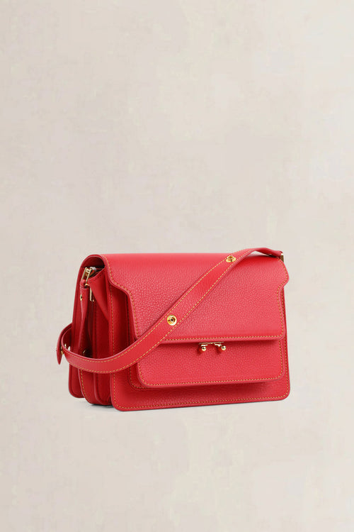 Marni Red Trunk Crossbody Bag